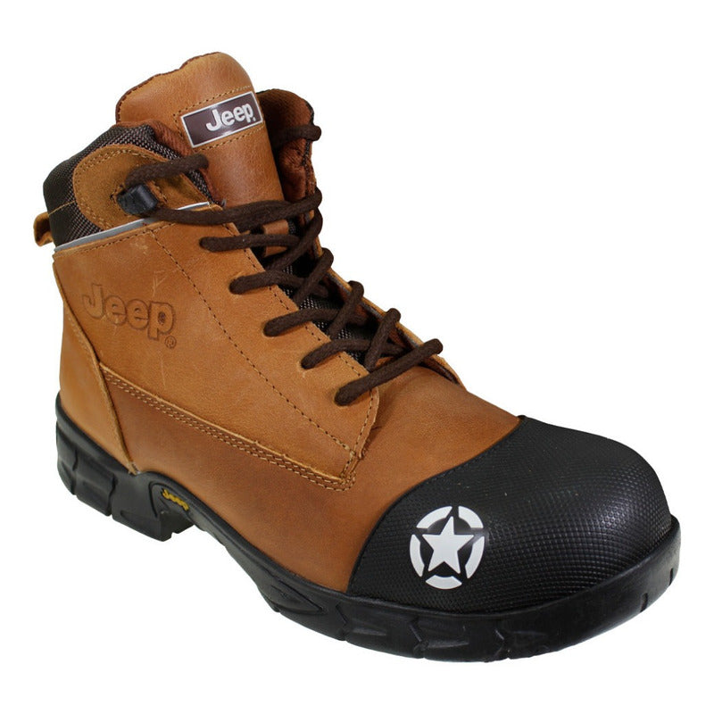 Botas Jeep 5128 Caballero Casquillo Confort Encino Miel
