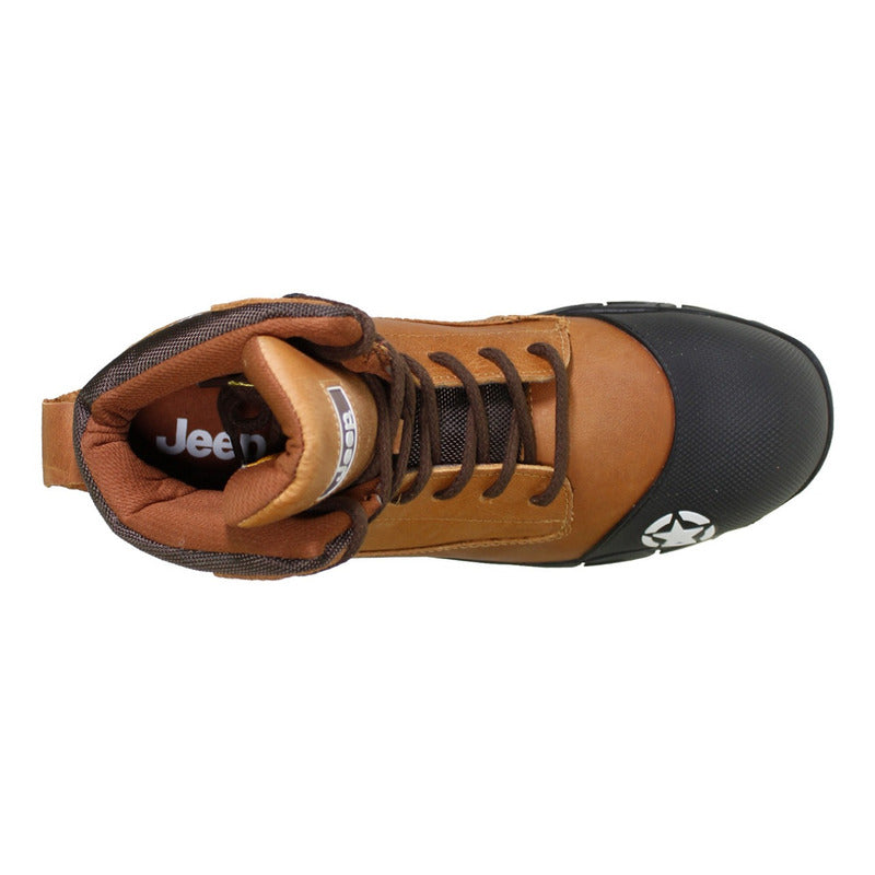 Botas Jeep 5128 Caballero Casquillo Confort Encino Miel
