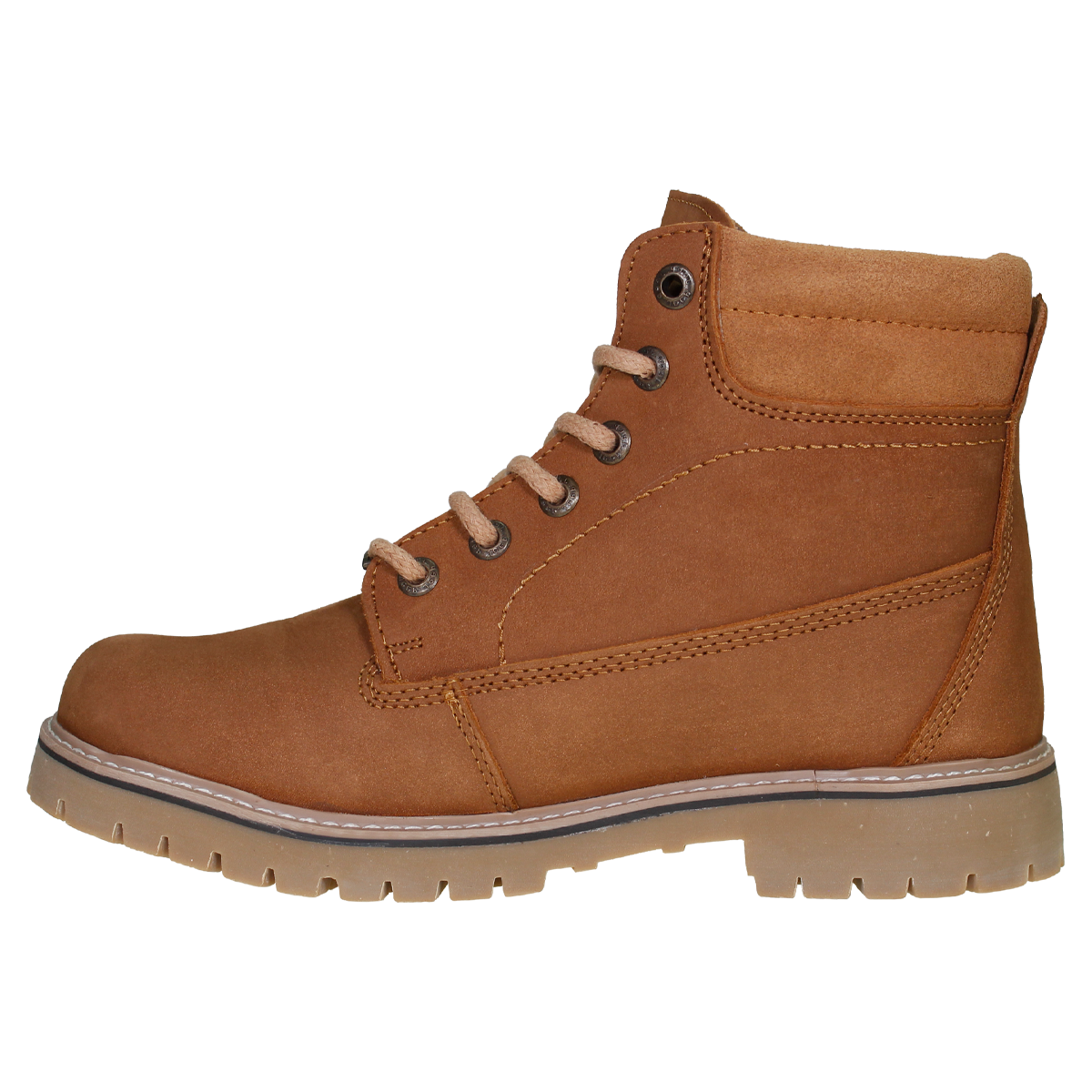 Botas Jeep 10750 Dama Con Casco Bronce Nobuck