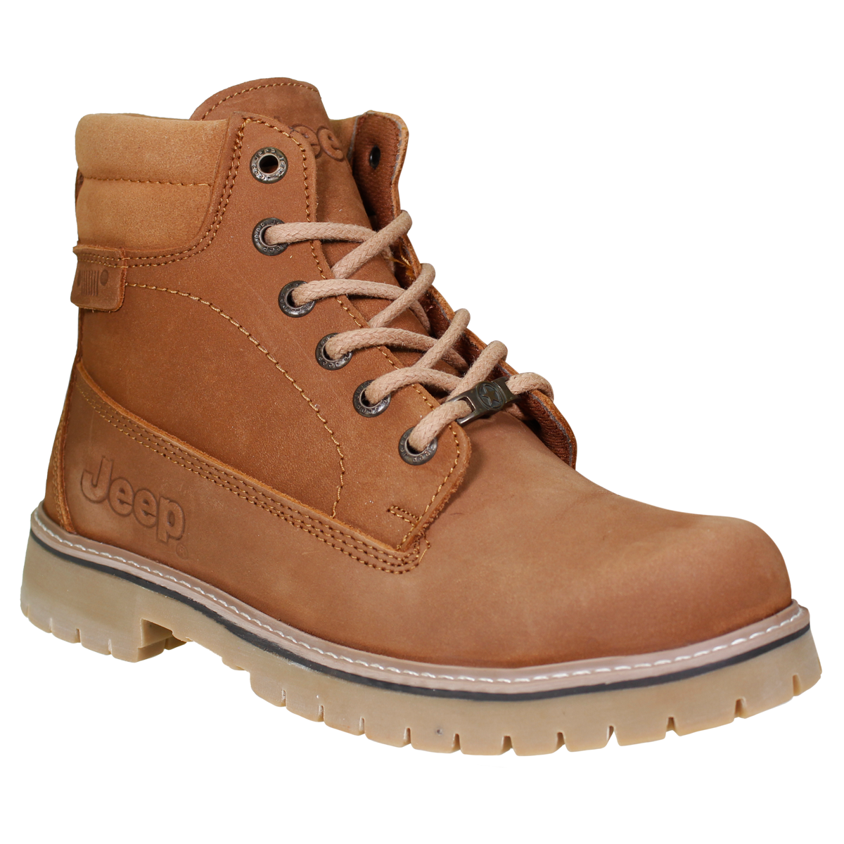 Botas Jeep 10750 Dama Con Casco Bronce Nobuck