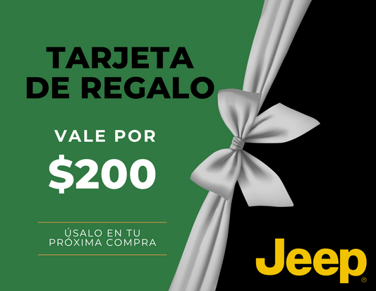 Tarjeta de Regalo Jeep